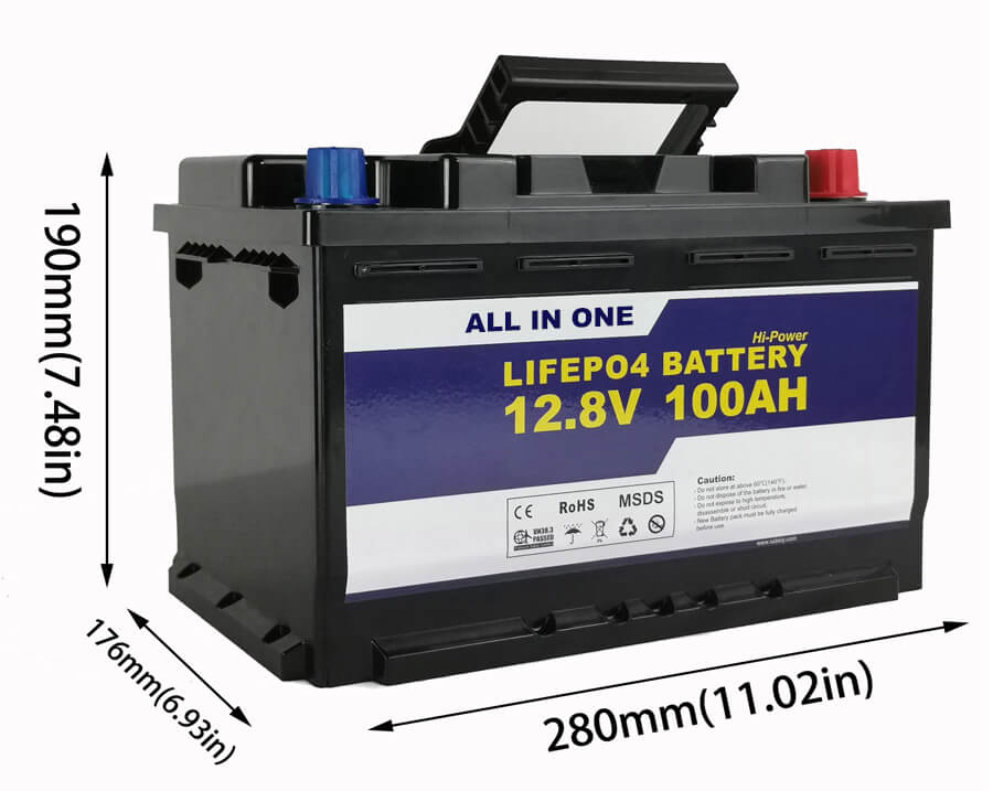 GEL/AGM replacement Solar Power Storage battery 12v 100ah LifePo4 Lithium  ion Battery 